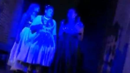 Reunión umbanda en el barrio Bella Vista, NA