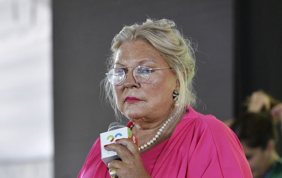 Elisa Carrió, Coalición Cívica. Foto: NA.