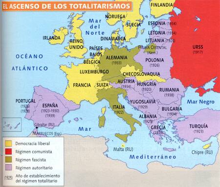 Regímenes totalitarios en Europa