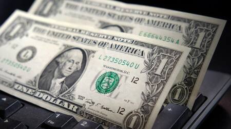 Dólar, Dólares, billetes de dólar, foto NA