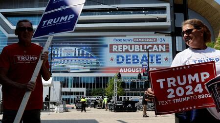 Estados Unidos se prepara para el primer debate de las primarias republicanas. Foto: Reuters.