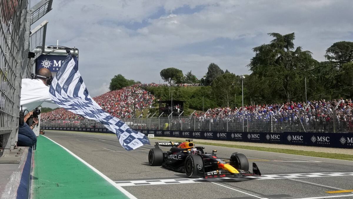Max Verstappen ganó el Gran Premio de Emilia Romaña. Foto: Reuters.