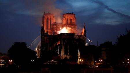 Incendio en la Catedral de Notre Dame, 15 de abril de 2019, REUTERS