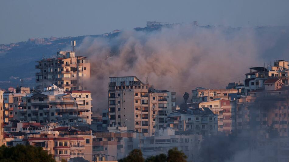 Bombardeos contra el Líbano. Foto: Reuters.