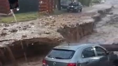 Temporal e inundaciones en Bahía Blanca. Foto: X.