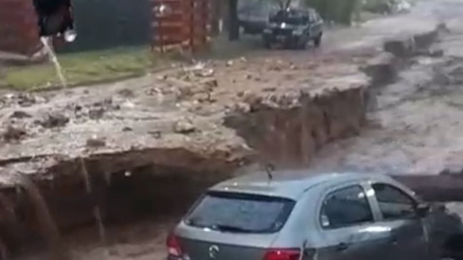 Temporal e inundaciones en Bahía Blanca. Foto: X.