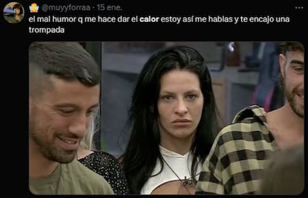 Meme ola de calor. Fuente: X