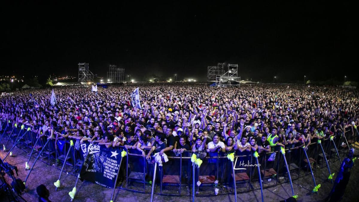 La Renga se presentó ante 60.000 personas en Córdoba