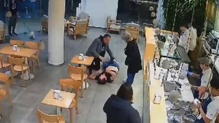 Momento del fallecimiento. Foto: captura video.