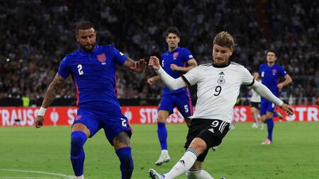Alemania vs Inglaterra, UEFA Nations League. Foto: Reuters.