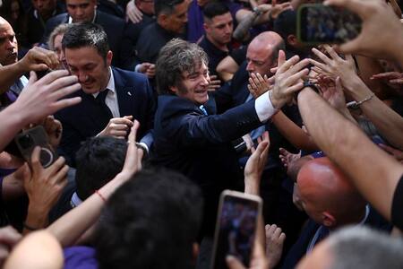 Javier Milei en Mendoza.