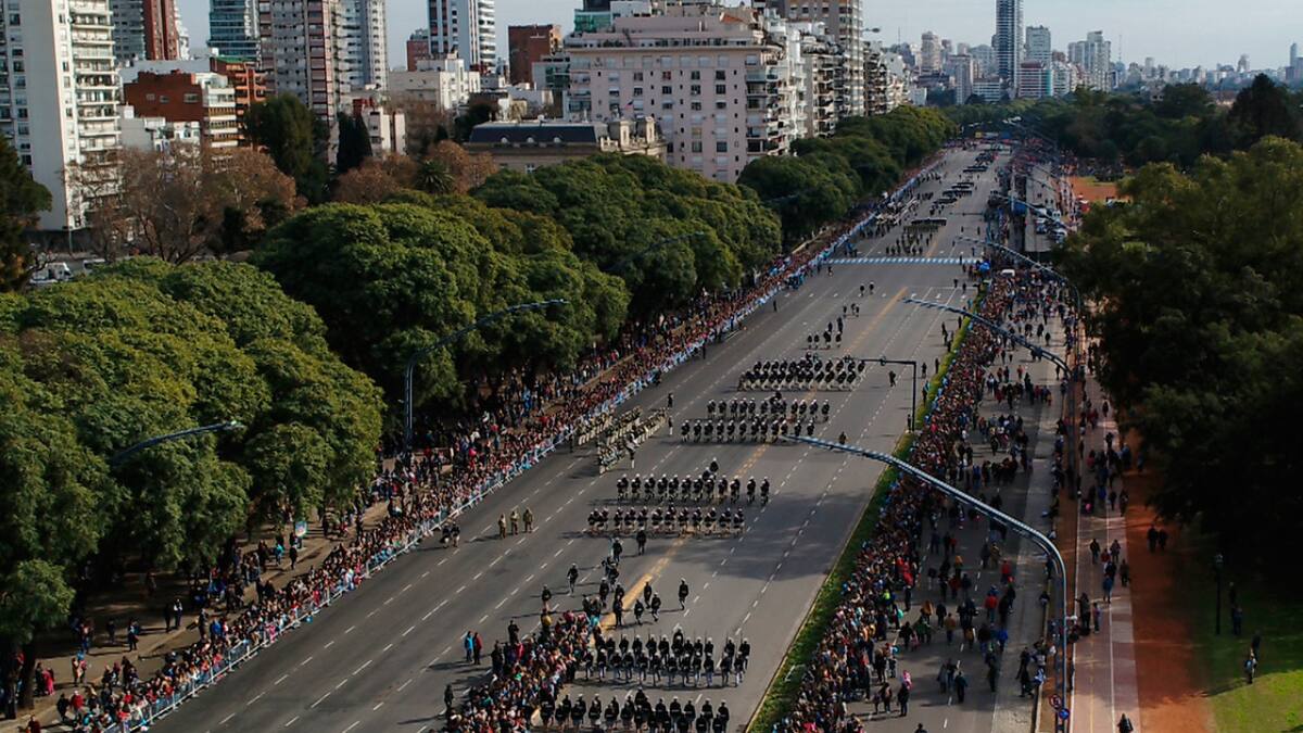 9 de julio; Día de la Independencia. Foto: NA.