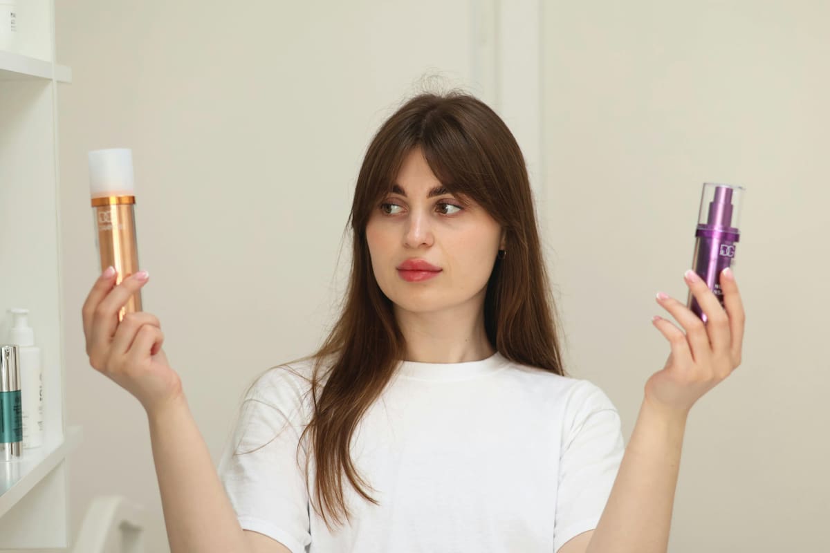 Productos para el pelo, cabello. Foto: Pexels.