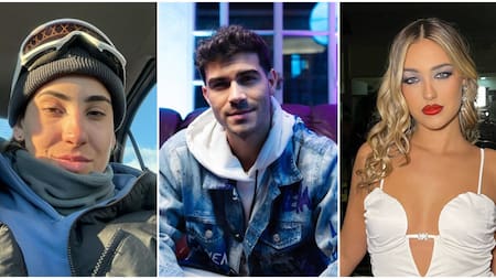 Lucía Maidana, Nicolás Grosman y Florencia Regidor. Fotos: Instagram.