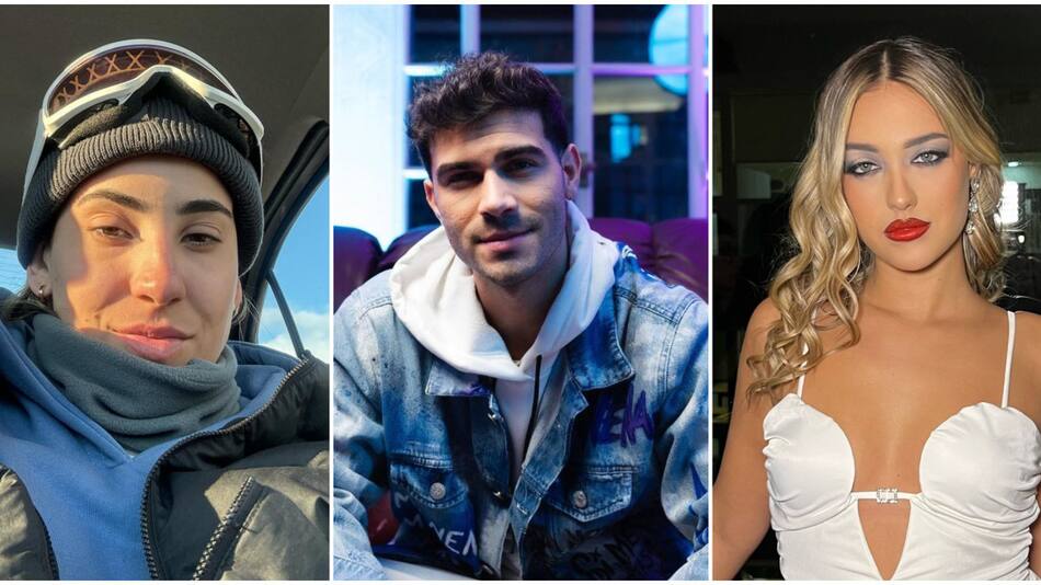 Lucía Maidana, Nicolás Grosman y Florencia Regidor. Fotos: Instagram.