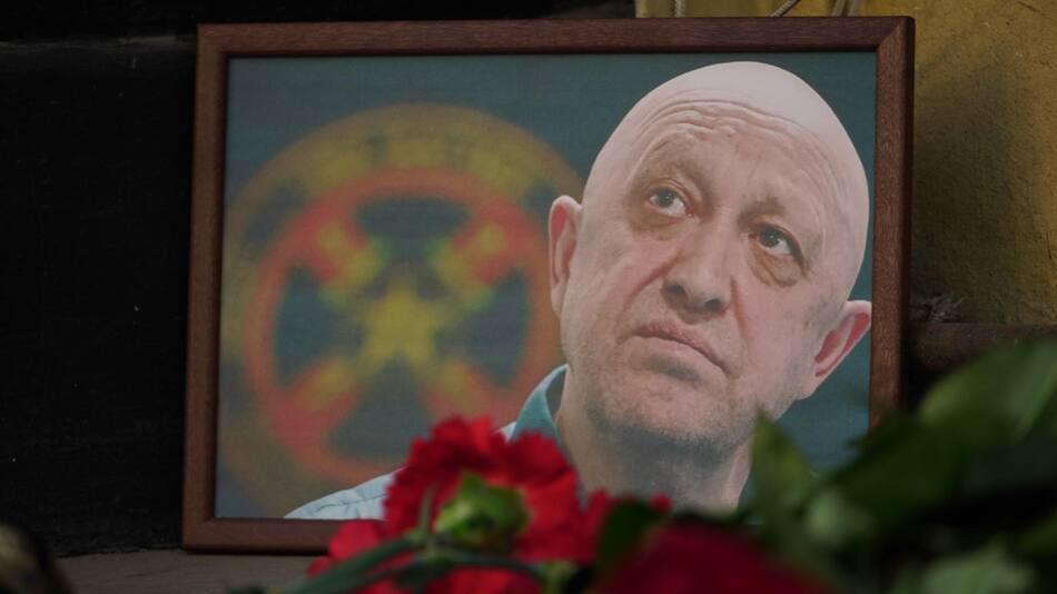 Homenaje a Yevgueni Prigozhin. Foto: Reuters.