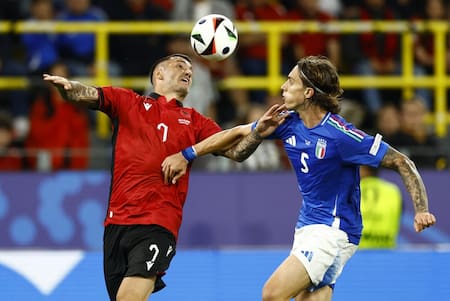Italia vs Albania, Eurocopa. Foto: Reuters