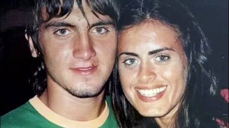 Silvina Luna junto a su hermano Ezequiel