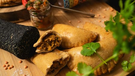 Esta versión puede hacerse con tapas integrales o incluso sin gluten