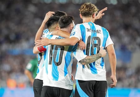 Nico Paz en la Selección Argentina. Foto: Instagram @nicopaz1o