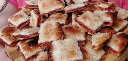 Cuadraditos de membrillo. Foto: captura YouTube