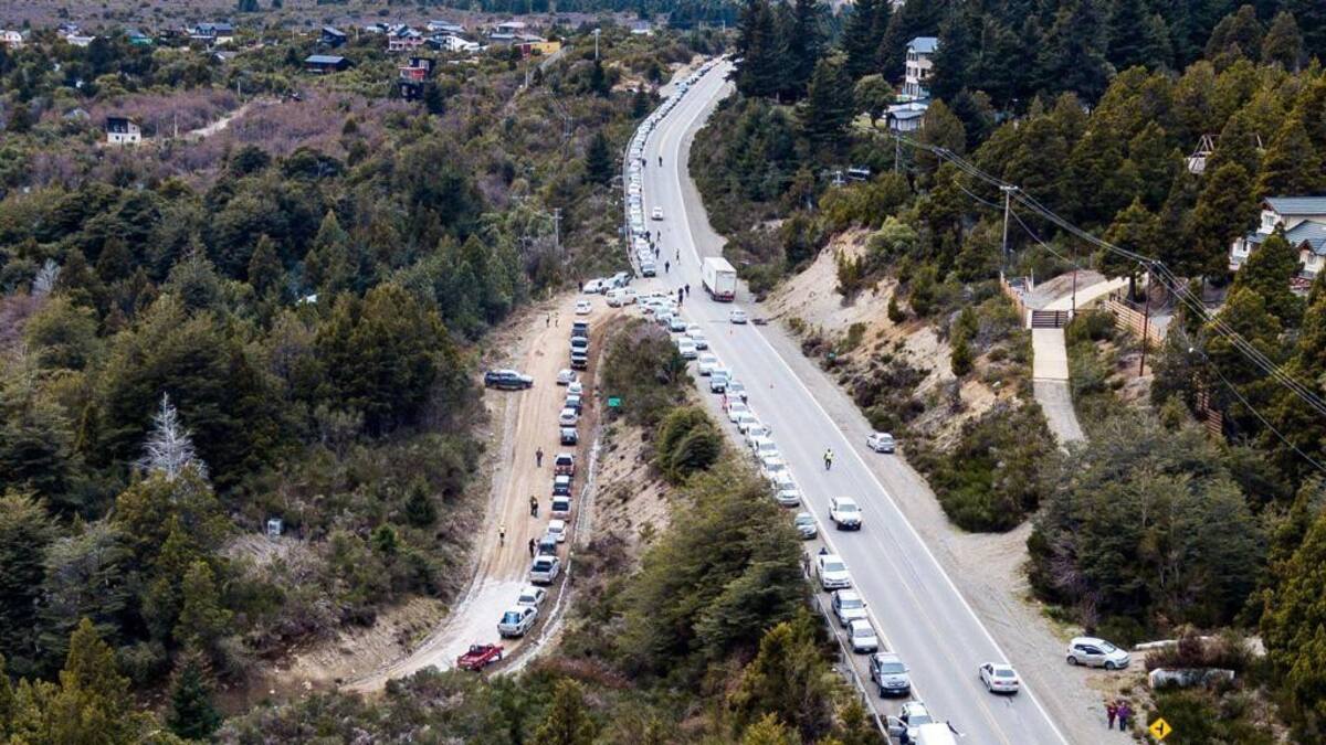 La marcha que preparan los vecinos de Villa Mascardi. Foto: Apoyo a vecinos de Mascardi - Defensa del PN Nahuel Huapi.