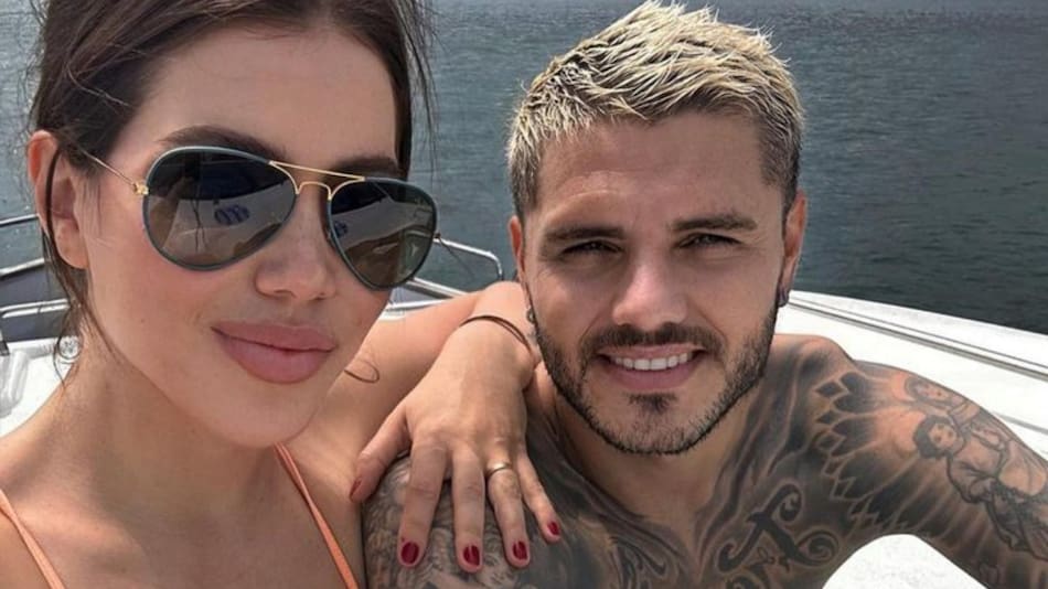 Wanda Nara y Mauro Icardi. Foto: Instagram.