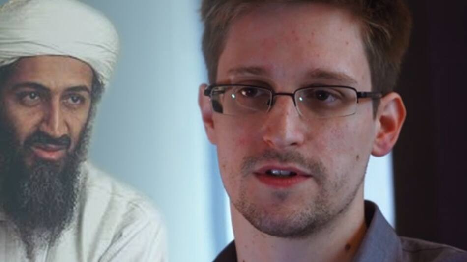 Bin Laden y Edward Snowden