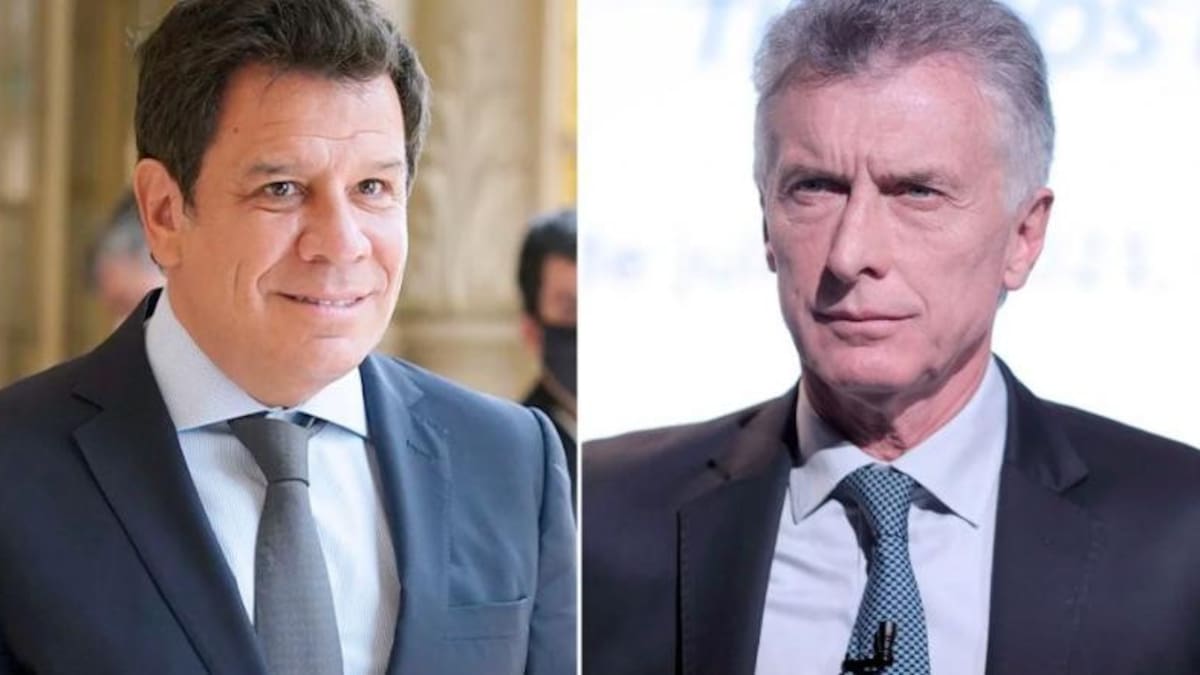 Facundo Manes y Mauricio Macri. Foto: NA.