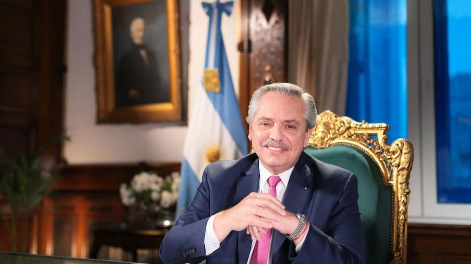 Alberto Fernández, mensaje navideño en cadena nacional, foto presidencia