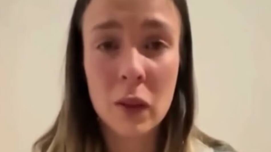 Priscila Sand, joven argentina que denunció que estuvo secuestrada por su novio en México.