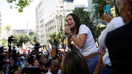 María Corina Machado; Venezuela. Foto: Reuters.
