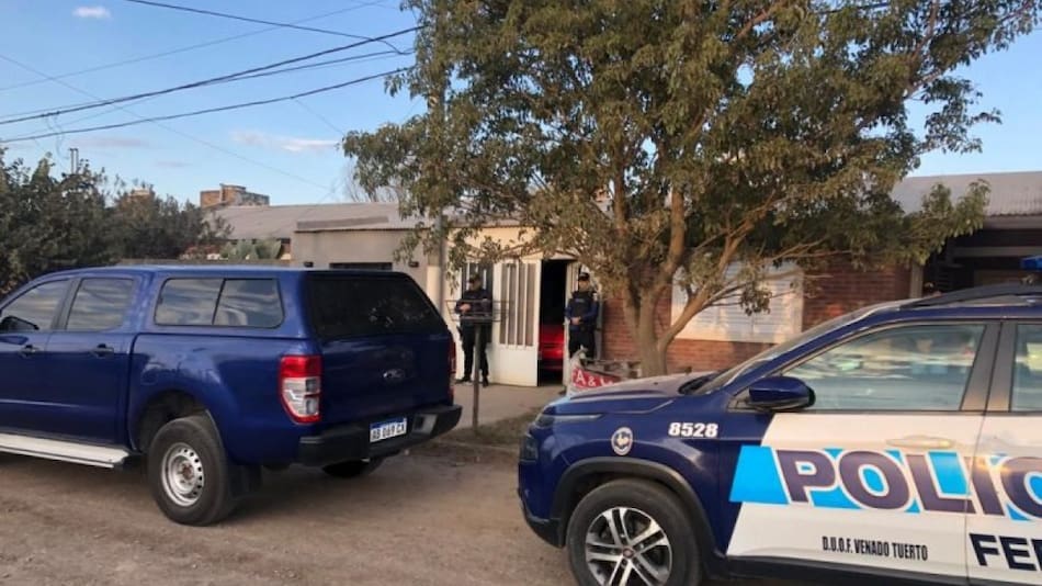 Casa del hombre en Venado Tuerto. Foto: NA.