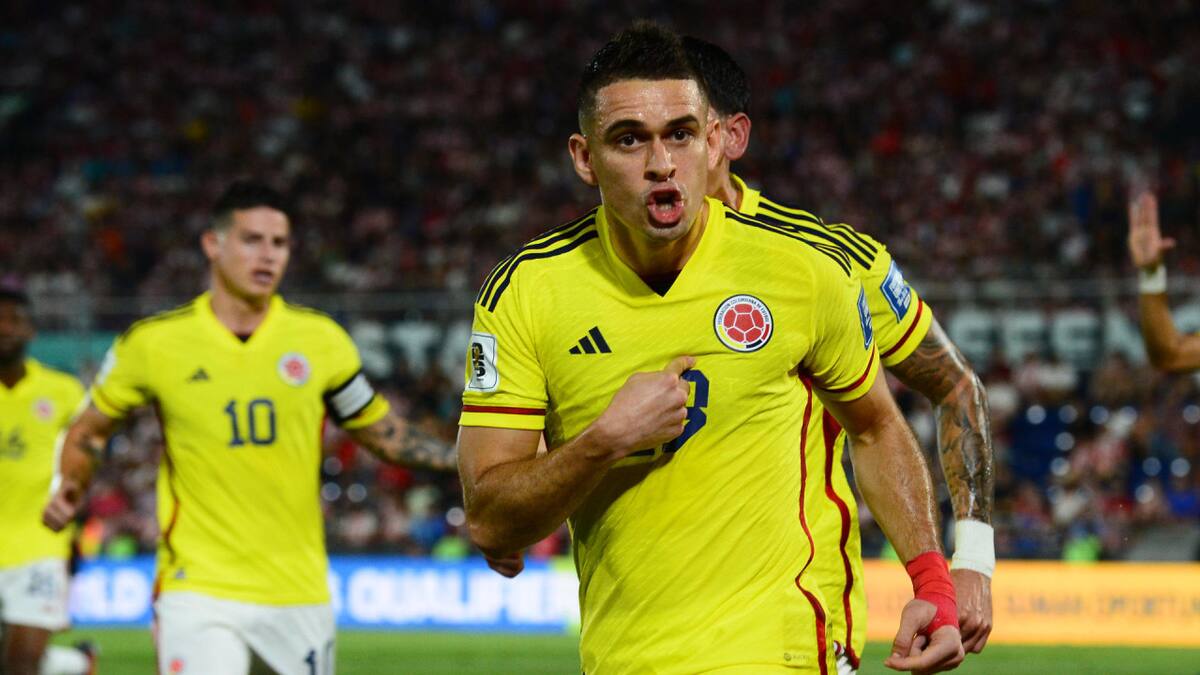 Colombia vs Paraguay. Foto: EFE