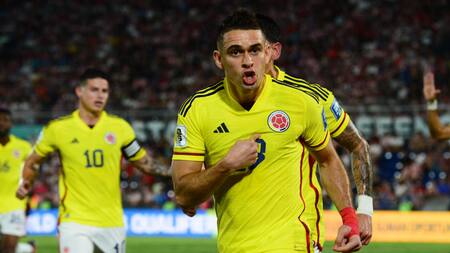 Colombia vs Paraguay. Foto: EFE