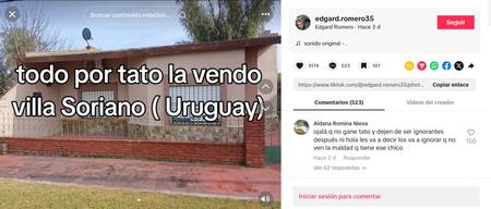 Vendió una casa para apoyar a Tato de Gran Hermano. Foto: TikTok/edgard.romero35