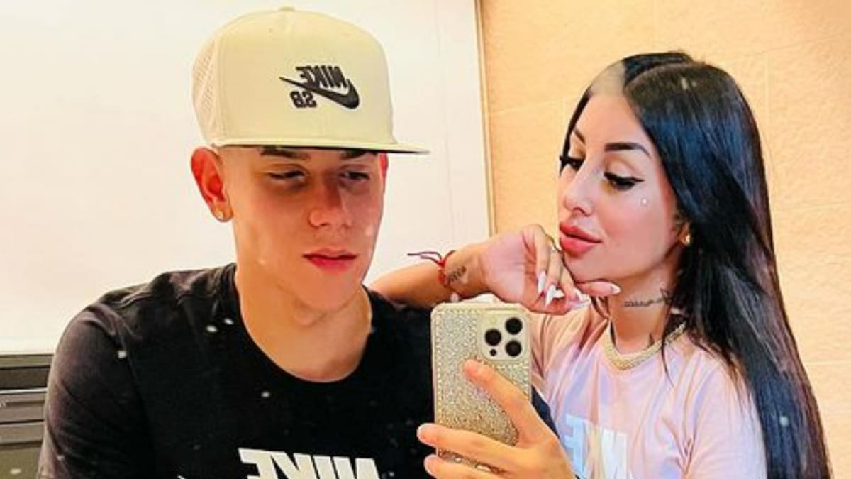 Tamara Baéz junto a su pareja. Foto: Instagram.
