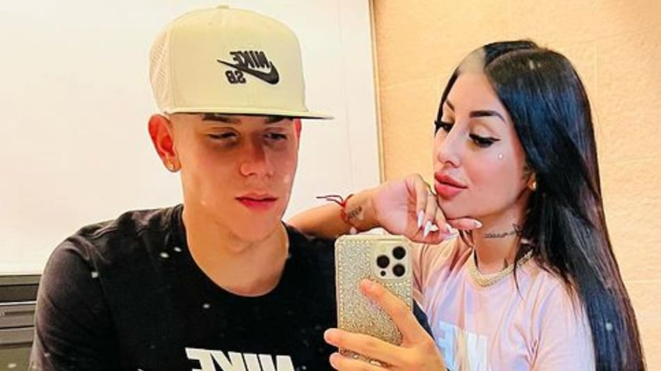 Tamara Baéz junto a su pareja. Foto: Instagram.