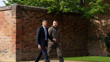 Volodimir Zelenski, Rishi Sunak, Reuters