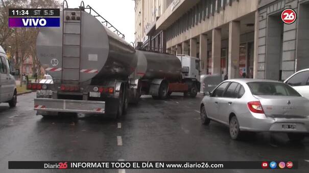 Protesta de camioneros en Plaza de Mayo: reclaman reunión urgente con Alberto Fernández
