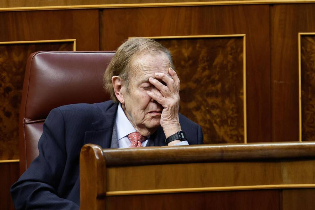 Ramón Tamames, líder de Vox. Foto: EFE.