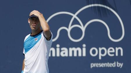 Diego Schwartzman, eliminado del Masters 1000 de Miami. Foto: Reuters.