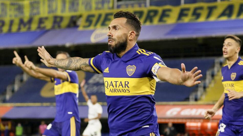 Carlos Tevez, Boca vs Santos, Copa Libertadores, NA