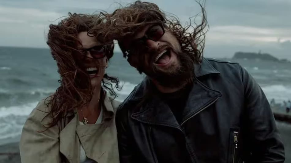 Adria Arjona y Jason Momoa. Foto: Instagram