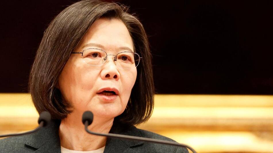 Tsai Ing-wen, presidenta de Taiwan reuters.