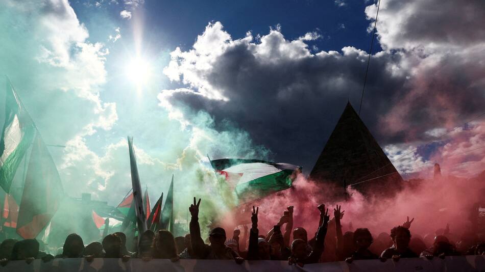 Manifestaciones propalestina en todo el mundo. Foto: Reuters.