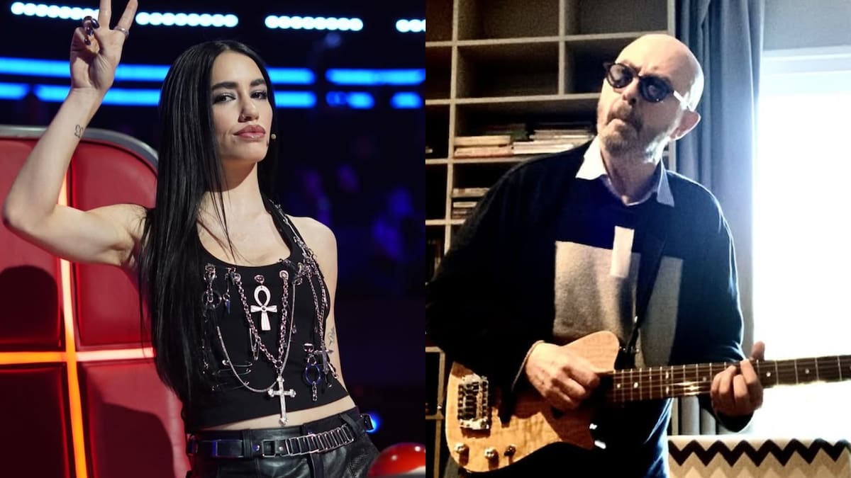Lali Espósito y el Indio Solari.