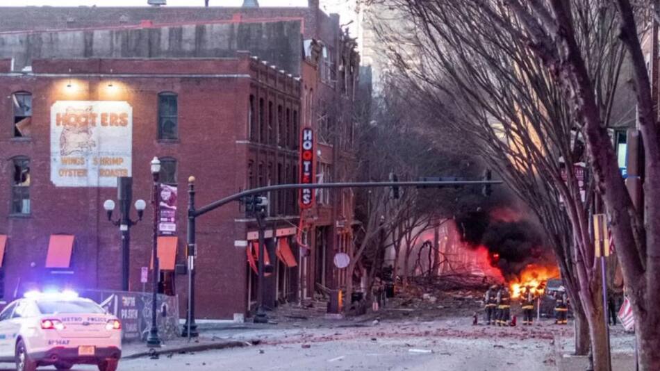 Explosión, atentado, Estados Unidos, Nashville, Foto Reuters