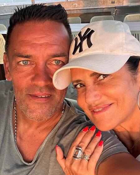 María Fernanda Callejón junto a su nueva pareja. Foto: Instagram.