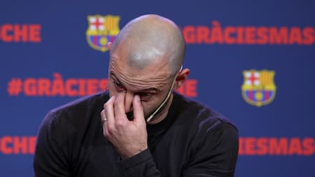 Mascherano se despidió del Barcelona: "Es hora de despertar, el sueño terminó"
